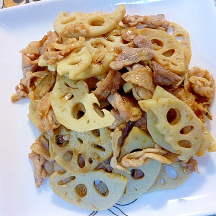 豚れんこん 味付けは りんご玉ねぎソースだけ レシピ 作り方 By みつやん0211 楽天レシピ